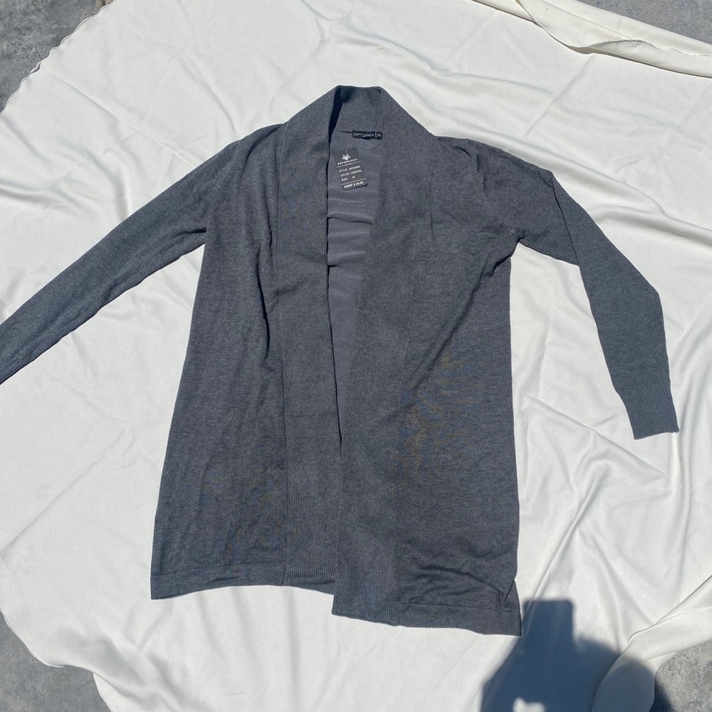 Gray women’s cardigan